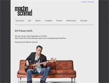 Tablet Screenshot of martinschmid-musik.de